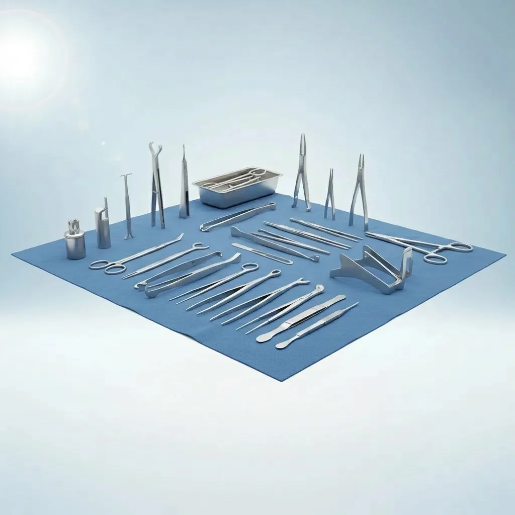 Surgical Instruments - Precision surgical tools for general surgery, orthopedics, cardiovascular, and laparoscopic procedures.